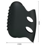PRETTY LOVE - FLIRTATION STEWARD BLACK VIBRATION THIMBLE - imagine 5