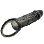 BAILE - PENIS EXTENSION SHEATH WITH STRAP FOR TESTICLES 11.5 CM - imagine 5