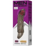BAILE - PENIS EXTENDER SHEATH WITH VIBRATION AND STRAP FOR TESTICLES 13.5 CM - imagine 2