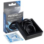 JOYDIVISION POTENZDUO - PLUS 3 BLACK RINGS SET - S, M, L - imagine 2
