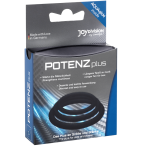 JOYDIVISION POTENZDUO - PLUS 3 BLACK RINGS SET - S, M, L - imagine 3