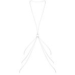 BIJOUX - MAGNIFIQUE METAL CHAINS FOR THE BODY 8 SILVER - imagine 2