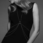 BIJOUX - MAGNIFIQUE METAL CHAINS FOR THE BODY 8 SILVER - imagine 3