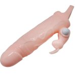 BAILE - BRAVE MAN PENIS COVER WITH RABBIT AND DOUBLE ENGINE FLESH 16.5 CM - imagine 2