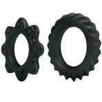 BAILE - KIT 2 RING FLOWERING SILICONE RINGS - imagine 2