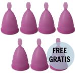 NINA KIKÍ - MENSTRUAL CUP PURPLE SIZE S 6 + 1 FREE - imagine 5