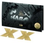 BIJOUX - INDISCRETS FLASH CROSS GOLD NIPPLE COVERS - imagine 4