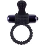 FANTASY C-RINGZ - BLACK SILICONE VIBRATING RING - imagine 2