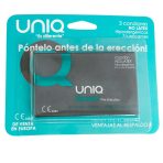 UNIQ - SMART LATEX FREE PRE-ERECTION CONDOMS 3 UNITS - imagine 3