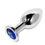 METAL HARD - ANAL PLUG DIAMOND BLUE SMALL 5.71CM - imagine 2