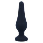 INTENSE - ANAL PLUG PIPO S BLACK SILICONE 9.8 CM - imagine 2