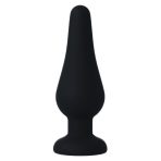 INTENSE - ANAL PLUG PIPO M BLACK SILICONE 11 CM - imagine 2