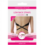 BYE-BRA - OPEN BACK BRA ADAPTER BLACK  WHITE - imagine 3