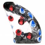 ALL BLACK - DILDO REALISTIC 19 CM - imagine 3