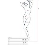 PASSION - WOMAN BS013 BLACK BODYSTOCKING ONE SIZE - imagine 2