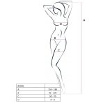 PASSION - WOMAN BS038 BODYSTOCKING BLACK ONE SIZE - imagine 3