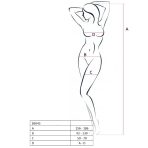 PASSION - WOMAN BS045 BODYSTOCKING BLACK ONE SIZE - imagine 2