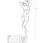 PASSION - WOMAN BS031 WHITE BODYSTOCKING ONE SIZE - imagine 2