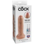 KING COCK - REALISTIC DILDO UNCUT FLESH 15 CM - imagine 3
