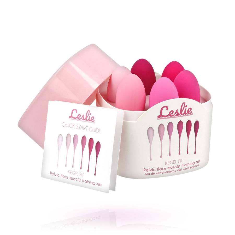 img_68337_7f945b749c1d98d2e87d959262c7440a_1.jpg LESLIE - KEGEL FIT PELVIC MUSCLE TRAINING SET 6 WEIGHTS - imagine 1