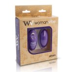 WOMANVIBE - ALSAN SILICONE REMOTE CONTROL EGG PURPLE - imagine 2