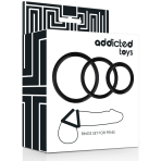 ADDICTED TOYS - RINGS SET FOR PENIS BLACK - imagine 3