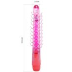 BAILE - FLEXI VIBE SENSUAL SPINE BENDABLE VIBRATING DILDO LILAC 23.5 CM - imagine 4