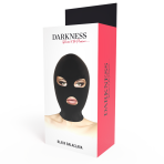 DARKNESS - BDSM SUBMISSION MASK MOUTH AND EYES BLACK - imagine 3