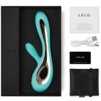 LELO - SORAYA 2 RABBIT AQUA GREEN VIBRATOR - imagine 2