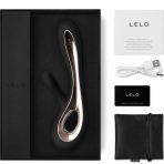 LELO - SORAYA 2 BLACK RABBIT VIBRATOR - imagine 2