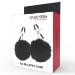 DARKNESS - NIPPLE CLAMPS WITH POM POMS 1 - imagine 4