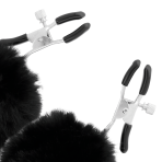 DARKNESS - NIPPLE CLAMPS WITH POM POMS 1 - imagine 2