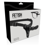 FETISH SUBMISSIVE HARNESS - BLACK SILICONE G-SPOT 16 CM - imagine 5