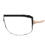 FETISH SUBMISSIVE HARNESS - FLESH REALISTIC SILICONE 16 CM - imagine 3