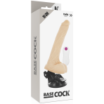 BASECOCK - VIBRADOR REALÍSTICO CONTROL REMOTO NATURAL 19 CM -O- 4 CM - imagine 4