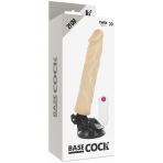 BASECOCK - VIBRADOR REALÍSTICO CONTROL REMOTO NATURAL 21 CM -O- 4 CM - imagine 4