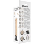 BASECOCK - VIBRADOR REALÍSTICO CONTROL REMOTO NATURAL 21 CM -O- 4 CM - imagine 5