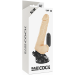BASECOCK - VIBRADOR REALISTICO CONTROL REMOTO NATURAL 18.5 CM -O- 4CM - imagine 4