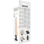 BASECOCK - VIBRADOR REALÍSTICO CONTROL REMOTO NATURAL CON TESTÍCULOS 20 CM -O- 4 CM - imagine 5