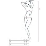 PASSION - WOMAN BS057 BODYSTOCKING NEGRO TALLA UNICA - imagine 2