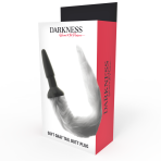 DARKNESS - SILICONE ANAL PLUG WITH GRAY TAIL - imagine 3