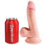 KING COCK - TRIPLE DENSITY DILDO 14 CM - imagine 2