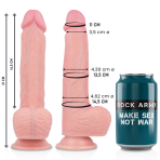 ROCKARMY - LIQUID SILICONE PREMIUM SPITFIRE REALISTIC 21 CM -O- 4.62 CM - imagine 2