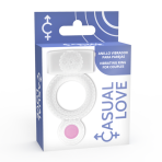 CASUAL LOVE - RING VIBRATING DOUBLE PLEASURE TRANSPARENT - imagine 4