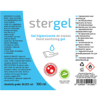 STERGEL - HYDROALCOHOLIC HAND SANITIZING GEL ALOE VERA 100ML - imagine 3