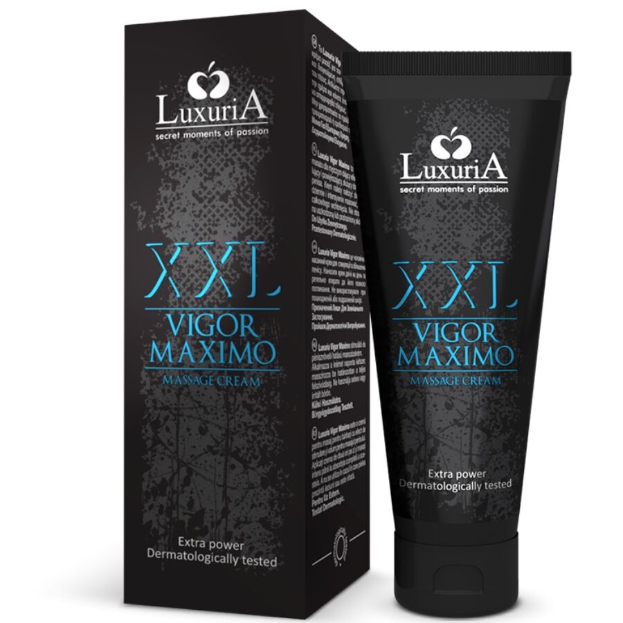 img_90288_6a33bac4b35043d264664071037e2478_1.jpg INTIMATELINE LUXURIA - XXL VIGOR MAXIMO MASSAGE CREAM 75 ML - imagine 1