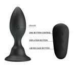 MR PLAY - ANAL PLUG WITH VIBRATION BLACK REMOTE CONTROL - imagine 4