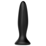MR PLAY - RECHARGEABLE BLACK VIBRATOR ANAL PLUG - imagine 3