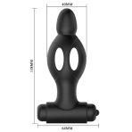 MR PLAY - SILICONE ANAL PLUG WITH VIBRATION - imagine 5