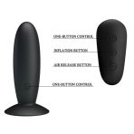 MR PLAY - ANAL PLUG WITH VIBRATION BLACK REMOTE CONTROL - imagine 2